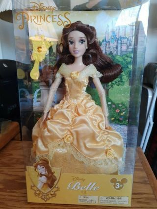 Disney Parks Exclusive Princess Belle Beauty And The Beast Doll With Doll Brush