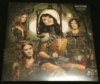 Halestorm Band All 4 Signed Lp Vinyl Autograph Lzzy Hale Arejay