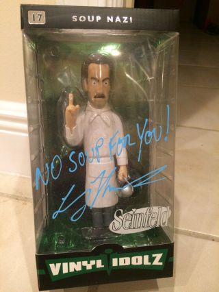 Seinfeld Soup Nazi Funko Doll Signed By Actor Larry Thomas