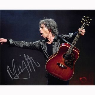 Mick Jagger - The Rolling Stones (58461) - Autographed In Person 8x10 W/