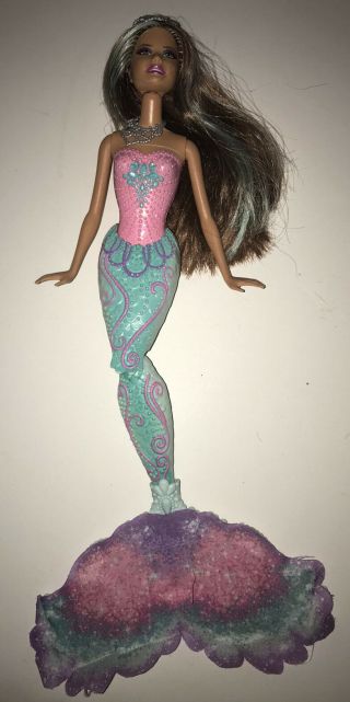 Mattel Barbie Color Magic Mermaid Doll Blue & Pink