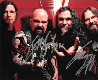 Slayer Signed Autographed 8x10 Photo Kerry King & Gary Holt Proof 5