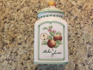 Villeroy & Boch French Garden Charm Large Apple Canister And Lid