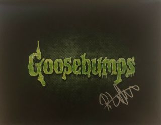 R.  L.  Stine Signed 11x14 Goosebumps Authentic Autograph W/coa