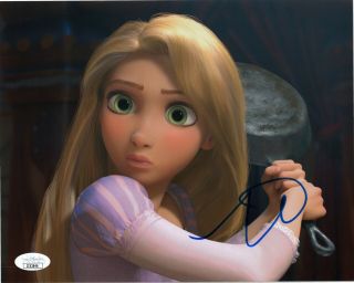 Mandy Moore Authentic Hand - Signed " Tangled - Rapunzel " 8x10 Photo (jsa)