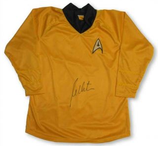 William Shatner Captain Kirk Star Trek Uniform Shirt Certified Authentic Jsa