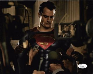 Henry Cavill Batman V Superman Autographed Signed 8x10 Photo Jsa 1