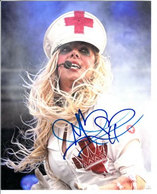 Maria Brink From In This Moment Autograph Signed 8 " X10 " Photo