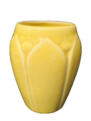 Rookwood Pottery 1949 Yellow Vase 4 1/2”