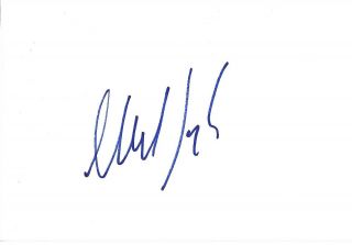 Mick Taylor " Rolling Stones " Signed 4x6 Inch White Card Autograph
