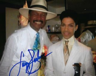 Gfa Sly & The Family Stone Larry Graham Signed 8x10 Photo W/ Prince L2