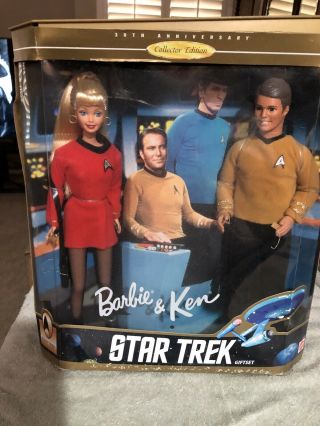 Barbie And Ken 30th Anniversary Collector’s Edition Star Trek Gift Set