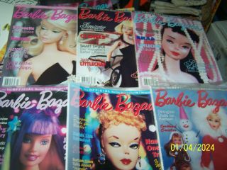 2001 Barbie Bazaar Magazines Set Of 6 3