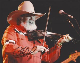 Charlie Daniels Band Signed Authentic 8x10 Photo 5 W/coa Southern Rock Legend