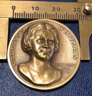 Medallic Art Co.  Statehood Washington State Seal Narcissa Whitman Coin Medal