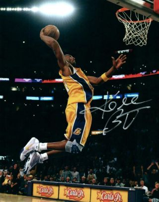 Kobe Bryant Autographed 8x10 Picture Signed Photo And