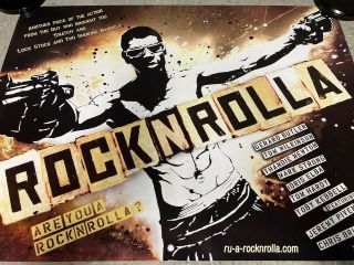 Rocknrolla Quad Cinema Poster.  Guy Ritchie