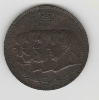 Four Generations Of The British Royal Family 1897 Queen Victoria Jubilee Medal