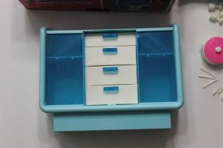 Vintage 1978 Barbie Mattel Dream Furniture Dining Buffet China Cabinet Box 2470 2