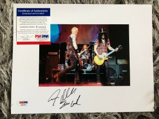 Guns N Roses Steven Adler Gnr Drummer Signed 8x10 Photo Autographed Psa/dna