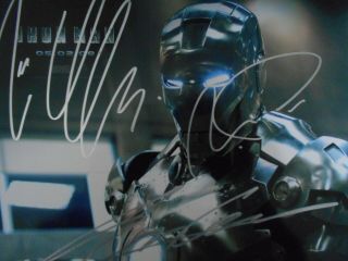 Iron Man;r.  Downey Jr. ,  /t.  Howard/s.  Stan Lee 8 X 10 (3) Autographs W/coa