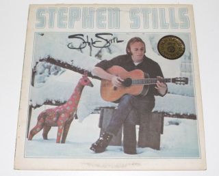 Singer Stephen Stills Signed Self Titled Solo Vinyl Album Record W/coa Csn Csny