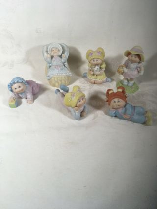 Vintage Cabbage Patch Kids Porcelain Figurines - From The 80 