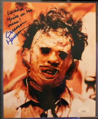 Gunnar Hansen - Texas Chainsaw Massacre - Autographed 8x10 - Jsa Authenticated