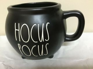 Rae Dunn - Halloween Hocus Pocus Caludron Black Mug