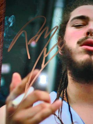 Post Malone Signed Autographed 8x10 Photo JSA Photo Proof 2
