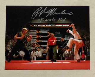 Ralph Macchio Signed 10x13 Photo The Karate Kid Autograph Cobra Kai Legends