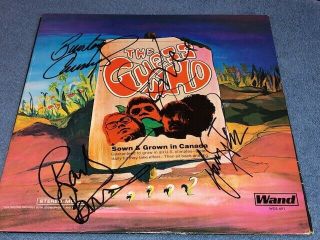 The Guess Who Band Signed Grown & Sown In Canada Album Lp Cummings Bachman,