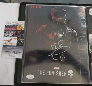 Jon Bernthal Signed " The Punisher " 8x10 Photo Jsa