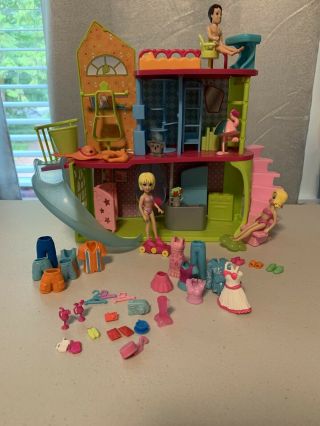 Polly Pocket House With Dolls And Accessories 2