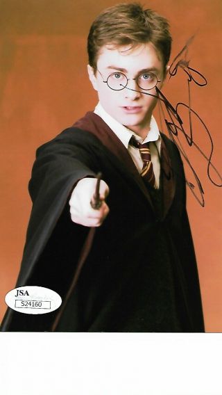 Daniel Radcliffe Signed Autographed 4x6 Photo W/coa Jsa