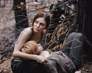 Christine Evangelista Signed 8x10 Autograph Photo W/ The Walking Dead