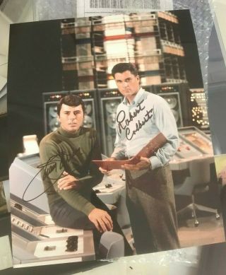 Robert Colbert And James Darren Signed 8x10 Photo - Time Tunnel 2