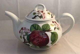 Portmeirion Pomona Teapot (hoary Morning Apple Design)