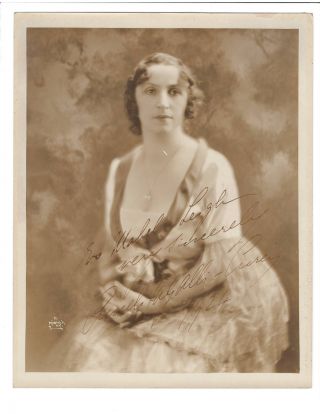Amelita Galli - Curci Signed Photo 1924 / Opera Singer Autographed