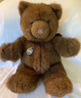 Vintage Gund Collectors Classics Limited Edition 1983 Teddy Bear 17 " Suede Nose