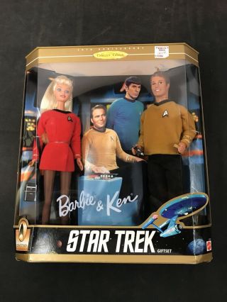 Barbie & Ken Doll Star Trek Giftset - 30th Anniversary - 1996 - Mattel -