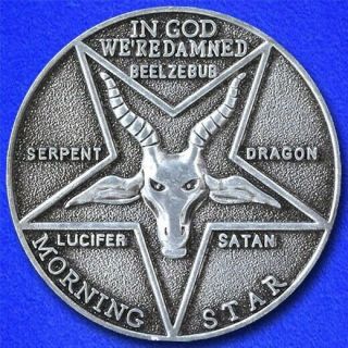 Pentagram Lucifer Fallen Angels Satan Contradiction Coin
