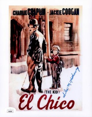 Silas Hathaway Signed 8x10 Photo The Kid Charlie Chaplin Autograph Jsa Cert