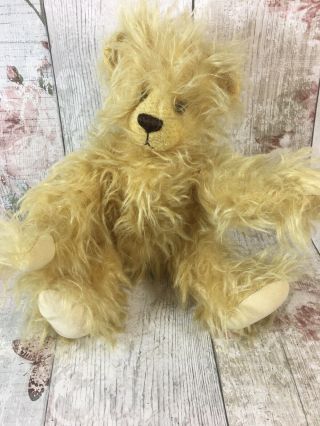 Hyefolk Collectors Bear By Pamela And Sally - Jane Hobbs Gold Mohair Unnamed