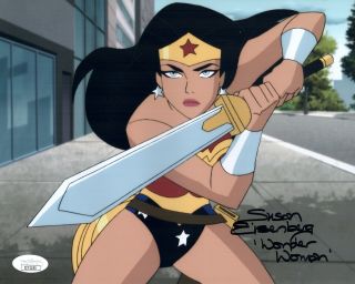 Susan Eisenberg Signed Wonder Woman Justice League 8x10 Photo Autograph Jsa