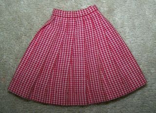 Vintage Skipper School Girl (1965 - 1966) 1921 Houndstooth Pleated Skirt