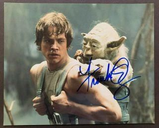 Star Wars Photo Signed By Frank Oz " Yoda ",  With,  8x10
