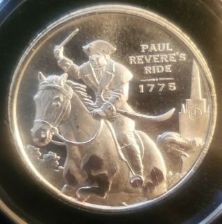 Paul Revere’s Ride 1775 Silver Coin 1/2 Oz