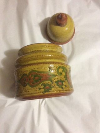 Collectible Bitossi Italy Mid Century Modern Canister
