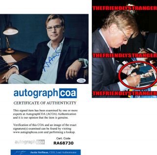 Aaron Sorkin Signed 8x10 Photo - Exact Proof - Writer The West Wing Acoa
